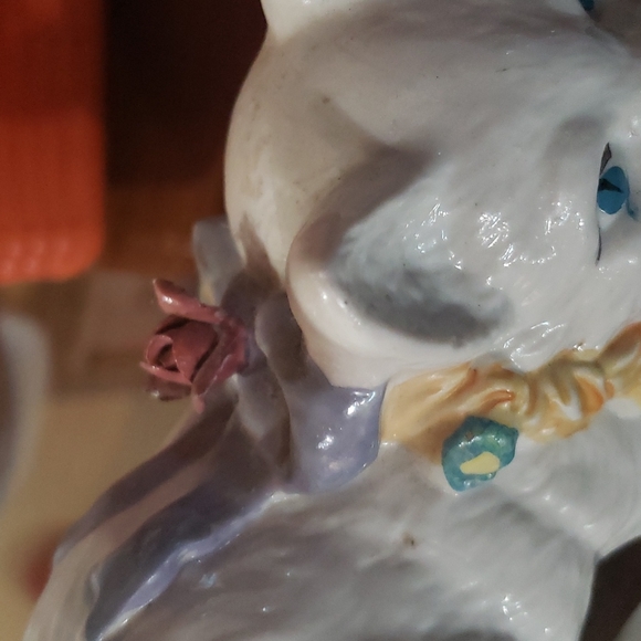 Vintage set of 3 white Kitten Cats home decor - Picture 10 of 16